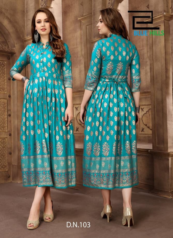 Latest Launch Of Designer Casual and Party Wear Rayon Kurties with Separate Belt In Waist 